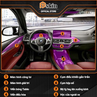 Dán PPF trong suốt bảo vệ nội thất xe BMW-X3-2022-2023 