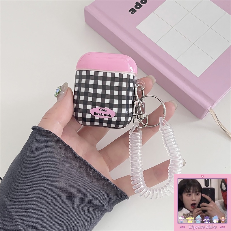 Ốp Vỏ Bảo Vệ Hộp Sạc Tai Nghe airpods 1 2 3 airpods pro pro2 2022 Bằng acrylic Chất Lượng Cao Hình Blackpink