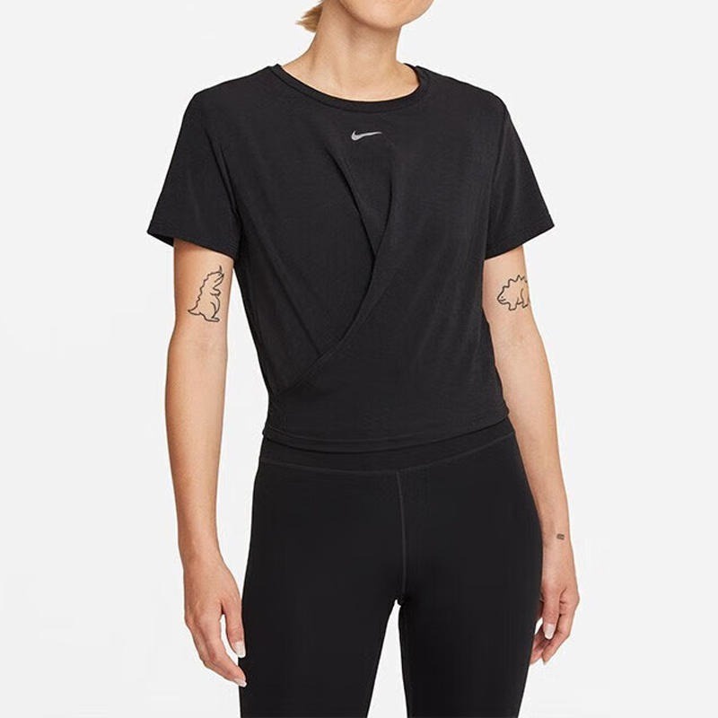 Nike Áo Thun Thể Thao 100% Chính Hãng Dáng Rộng Co Giãn Thoáng Khí Nhanh Khô dd4922