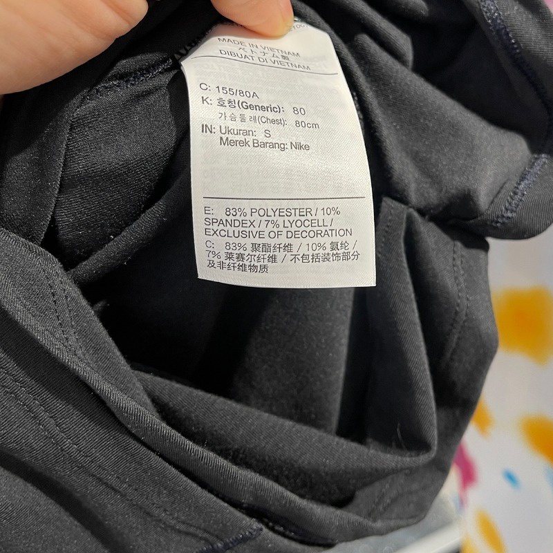 Nike Áo Thun Thể Thao 100% Chính Hãng Dáng Rộng Co Giãn Thoáng Khí Nhanh Khô dd4922