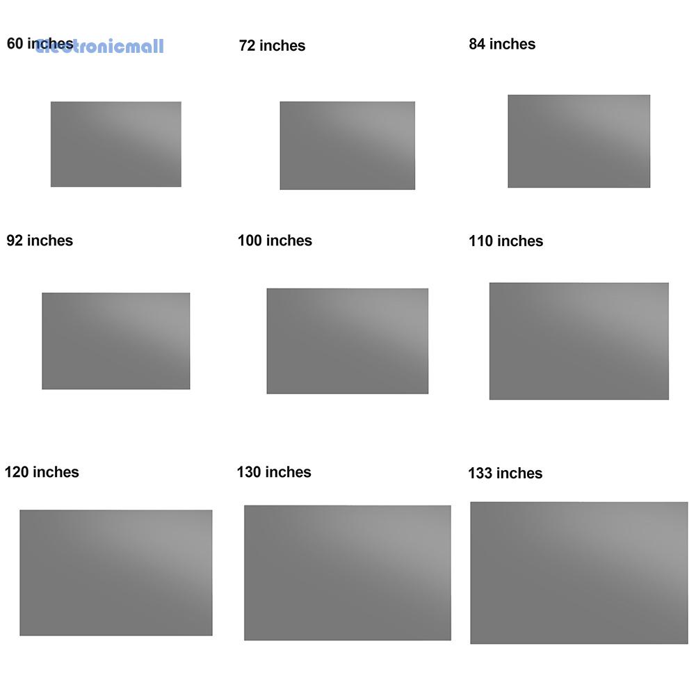 Màn Hình Máy Chiếu 4k hd 16 / 9 Inch Kèm Miếng Dán Chất Lượng Cao