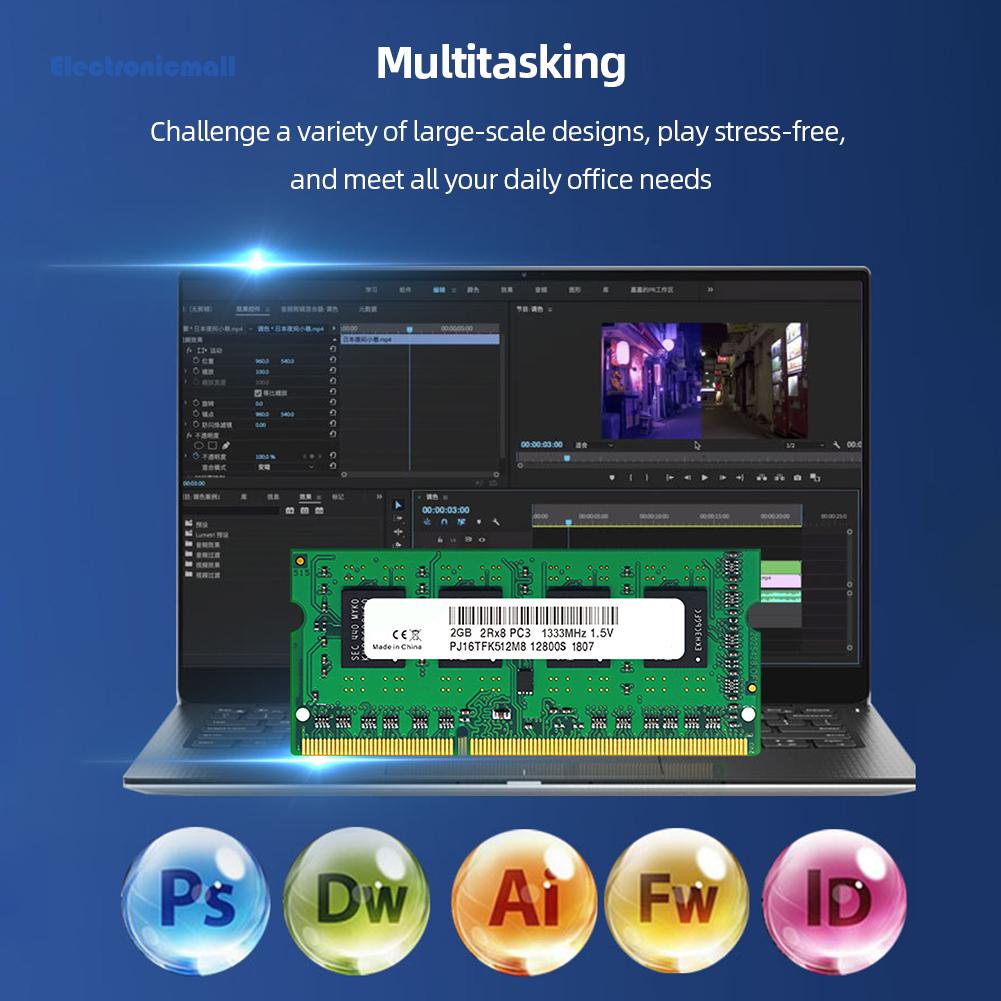 Bộ Nhớ ram 01.vn ddr3 1.35v / 1.5v 1333 / 1600mhz 204pin Cho Máy Tính