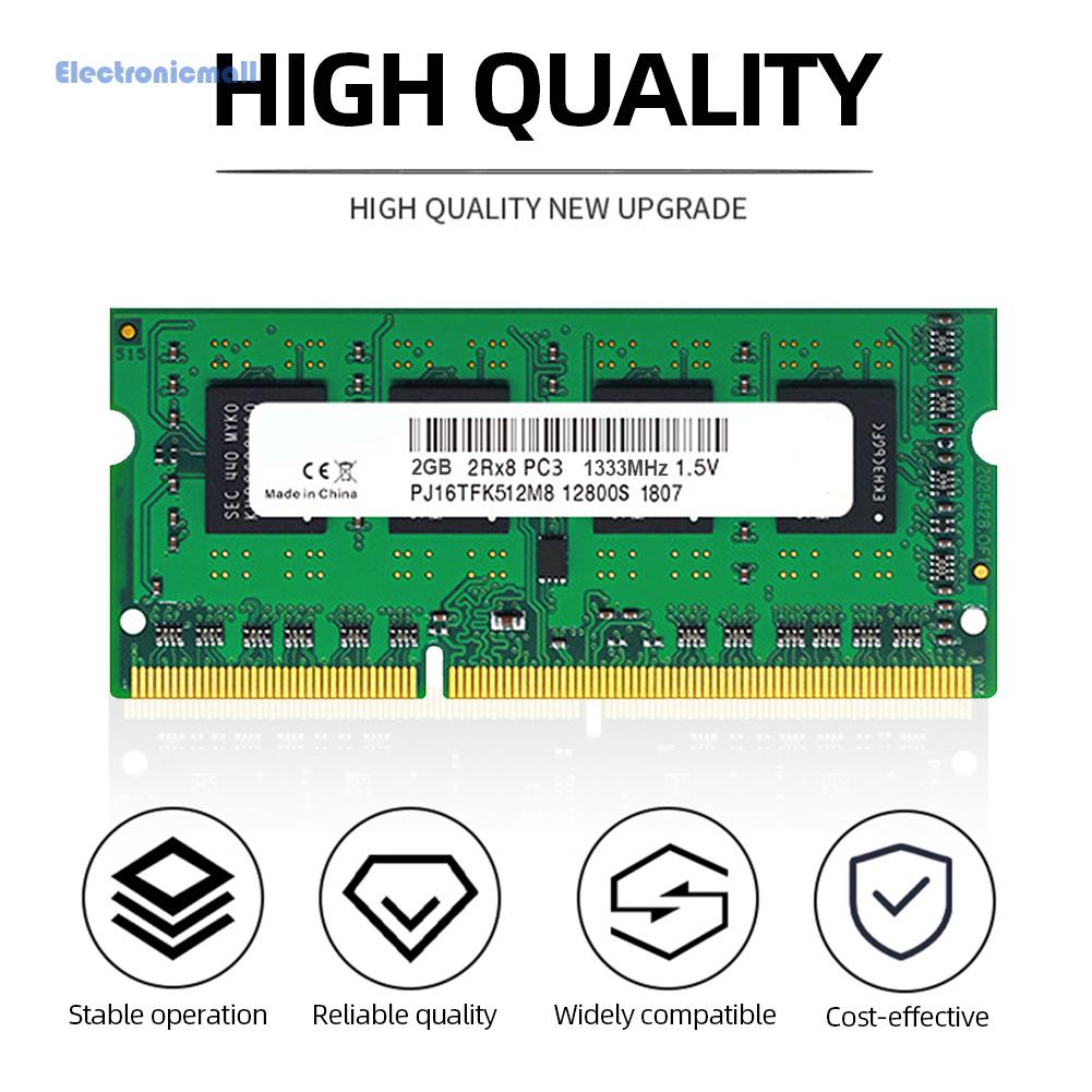 Bộ Nhớ ram 01.vn ddr3 1.35v / 1.5v 1333 / 1600mhz 204pin Cho Máy Tính