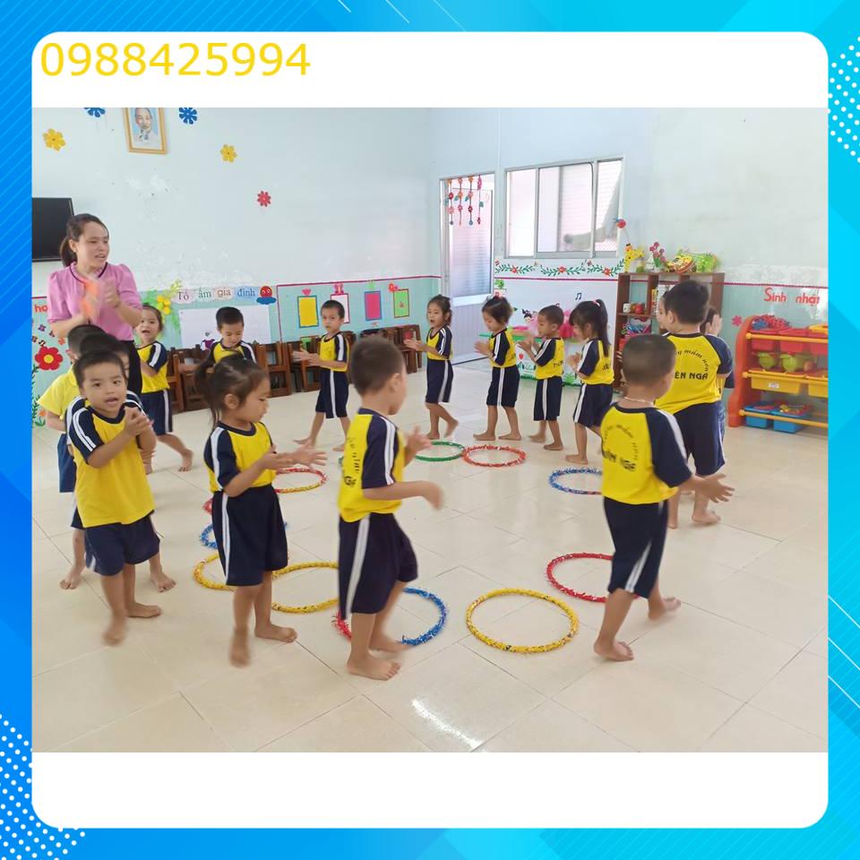 Set 10 vòng vận động cho bé mầm non nhảy lò cò size 30cm và 40cm