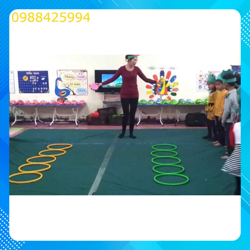 Set 10 vòng vận động cho bé mầm non nhảy lò cò size 30cm và 40cm