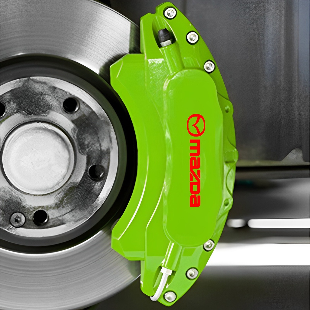 Bộ 6 Miếng Dán Trang Trí Phanh Bánh Xe Hơi mazda 3 cx5 cx30 6 cx5 Bằng Chất Liệu vinyl