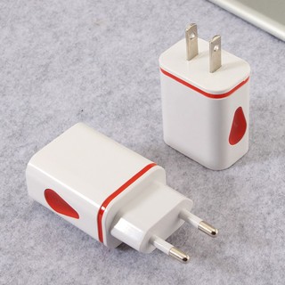 Củ sạc 2 cổng USB 2.1A 5V có đèn LEDJD CO TH