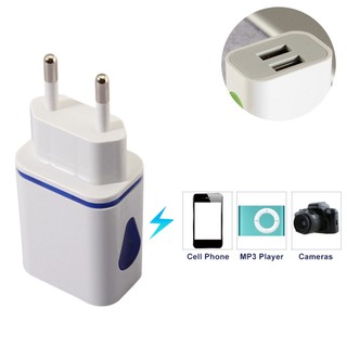 Củ sạc 2 cổng USB 2.1A 5V có đèn LEDJD CO TH