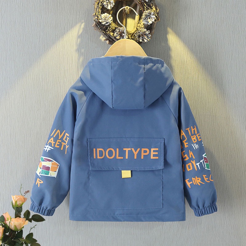 Áo Khoác Mỏng Có Nón Thoáng Khí Phong Cách Hàn Quốc Mới Cho Bé Trai