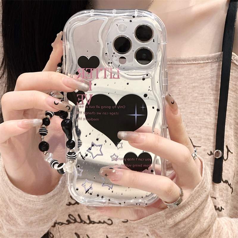 Ốp Điện Thoại Tpu Dẻo In Hình Ngôi Sao Trái Tim Cho Iphone 15 / 14 Promax / 13 / 12 / 11 / xr / xs / x / xsmax / 7 / 8plus/NY-1/JM-3