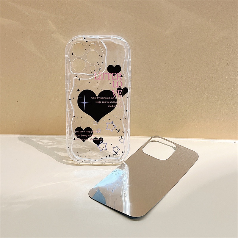 Ốp Điện Thoại Tpu Dẻo In Hình Ngôi Sao Trái Tim Cho Iphone 15 / 14 Promax / 13 / 12 / 11 / xr / xs / x / xsmax / 7 / 8plus/NY-1/JM-3