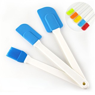 Bộ 3 dụng cụ silicone trộn bột làm bánh