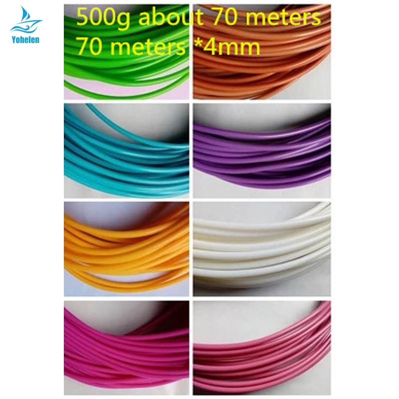 Mây Đan Bằng Nhựa Tổng Hợp Hình Tròn 500g Khoảng 70 Mét: Sợi Tổng Hợp