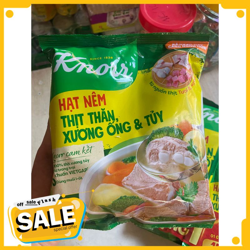Hạt Nêm Knorr Gói 170g- 400g Thịt Thăn Xương Ống Và Tủy