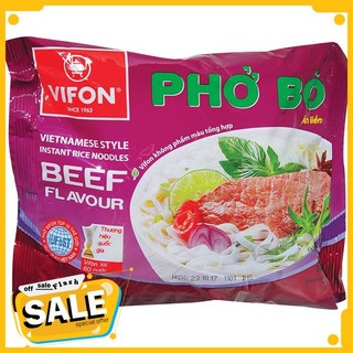 Combo 10 gói phở bò - phở gà vifon 65g