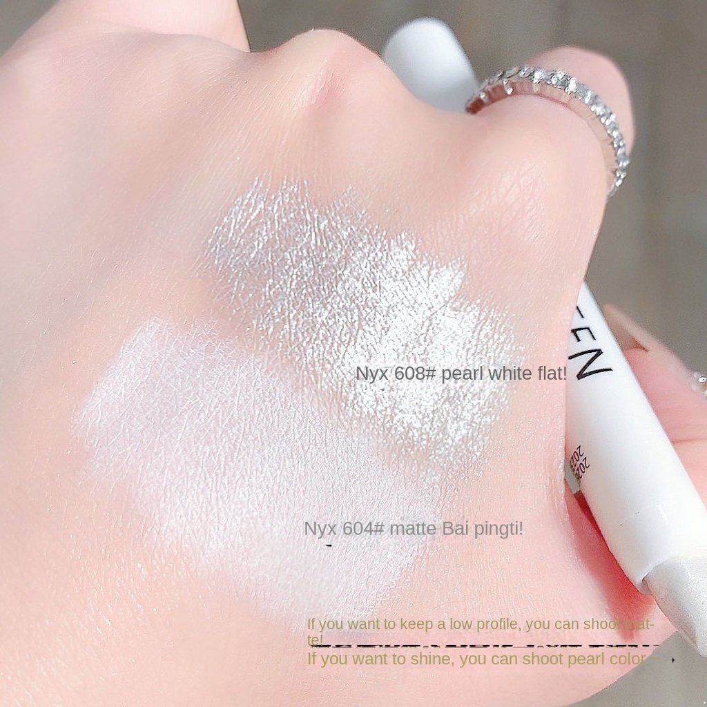 Phấn Mắt Dạng Thỏi Màu Lì Ánh Ngọc Trai Bắt Sáng Tự Nhiên Không Thấm Nước Lâu Trôi