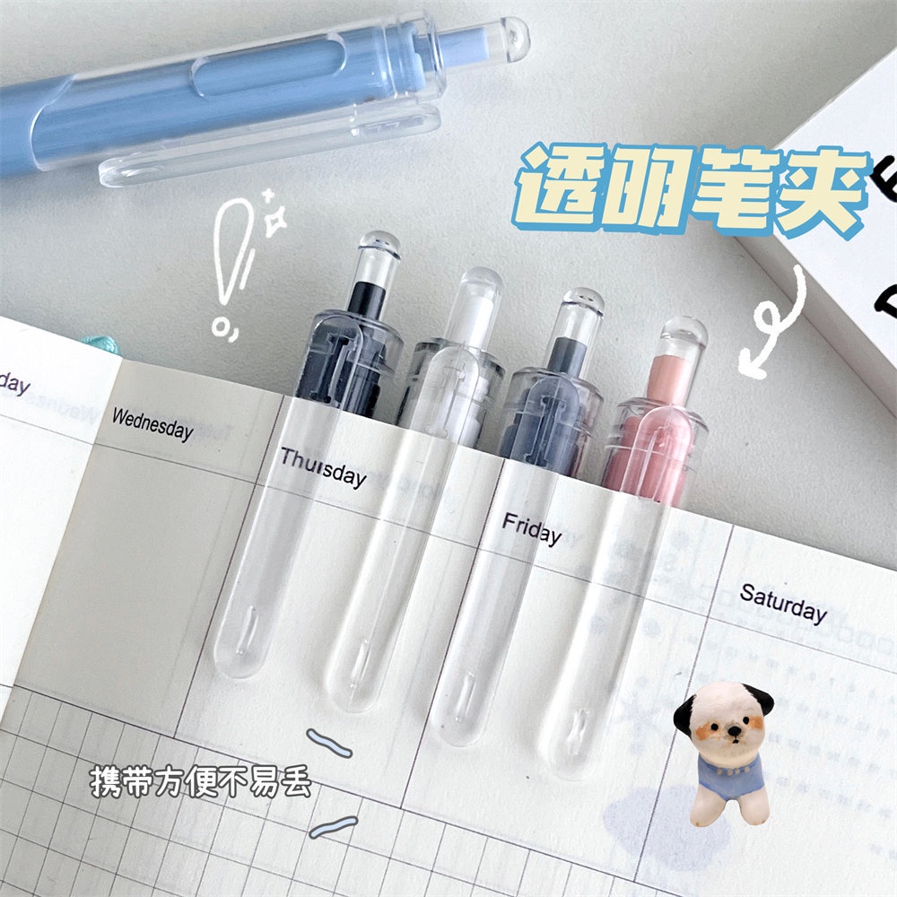 Bút Mực Đen Ngòi 0.5Mm Nhanh Khô Kiểu Dáng Đơn Giản Cho Học Sinh