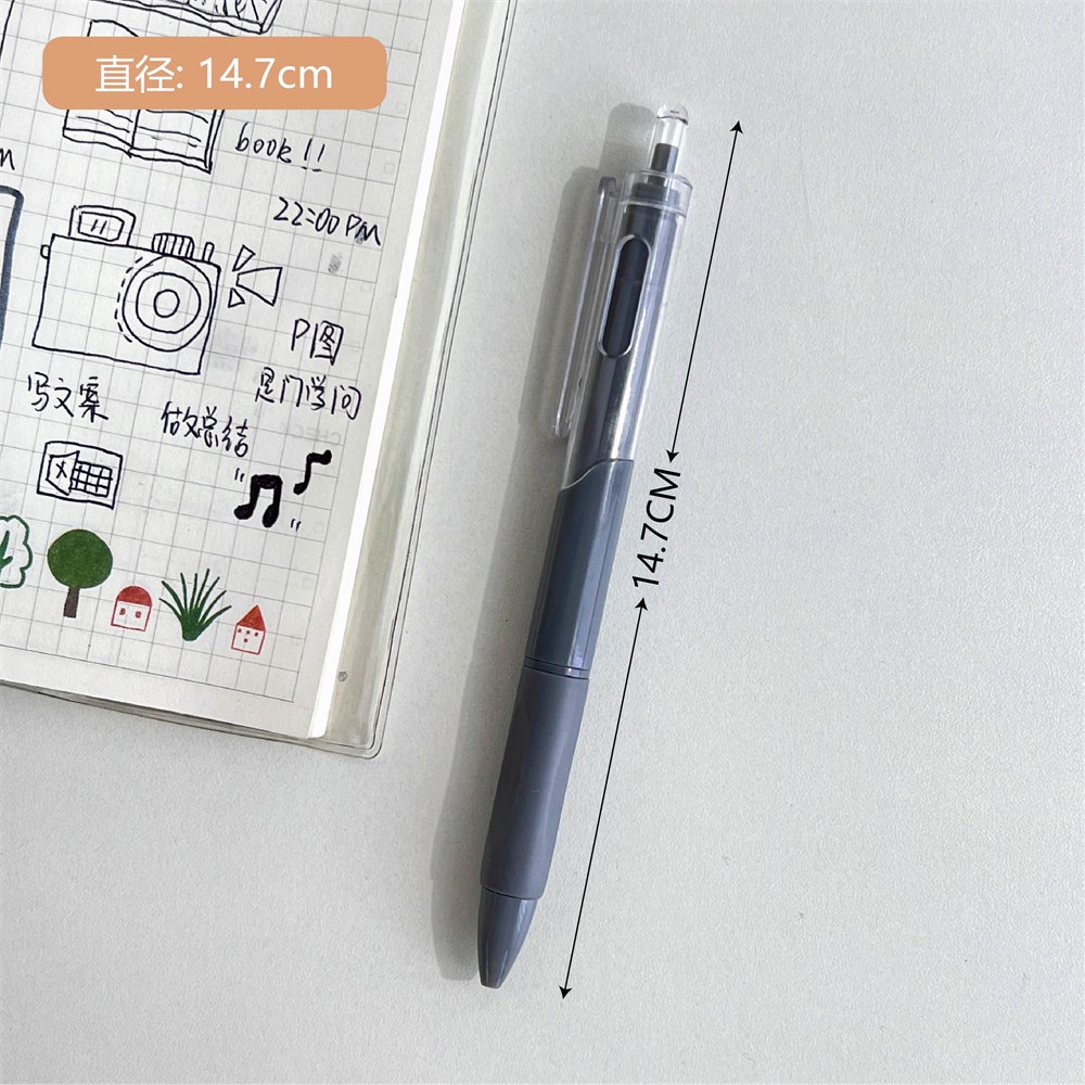 Bút Mực Đen Ngòi 0.5Mm Nhanh Khô Kiểu Dáng Đơn Giản Cho Học Sinh