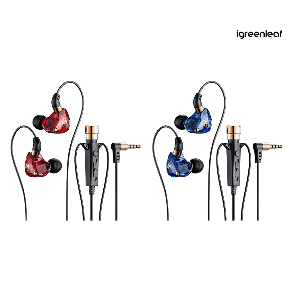 Tai Nghe Nhét Tai igreenrx Có Micro Âm Thanh hifi Độ Nhạy Cao