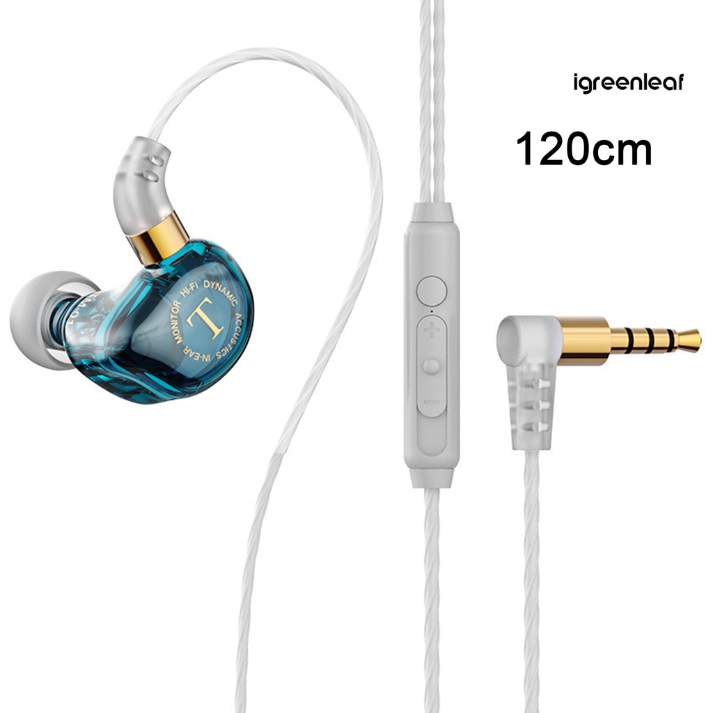 Igreen Tai Nghe Nhét Tai Âm Thanh Siêu Trầm Có Micro Chất Lượng Cao