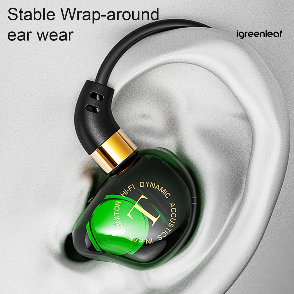 Igreen Tai Nghe Nhét Tai Âm Thanh Siêu Trầm Có Micro Chất Lượng Cao