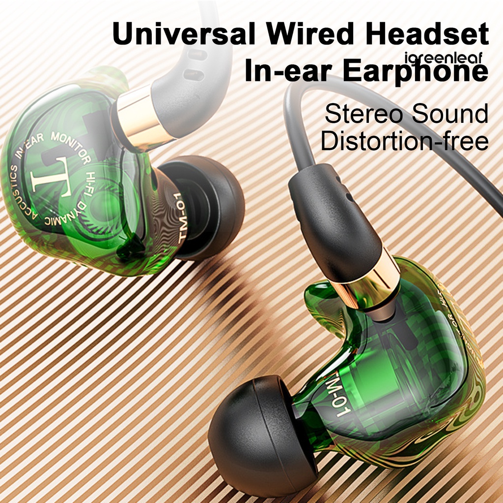 Igreen Tai Nghe Nhét Tai Âm Thanh Siêu Trầm Có Micro Chất Lượng Cao