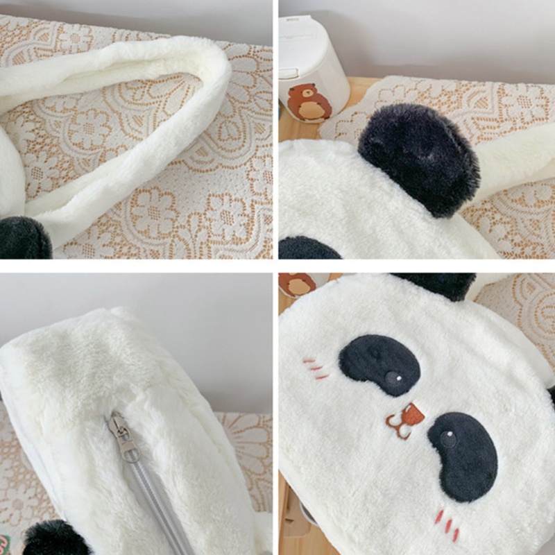 Ba Lô Hình Gấu Trúc Nhỏ Dễ Thương Có Dây Đeo Tùy Chỉnh Kích Thước Cho Bé Gái