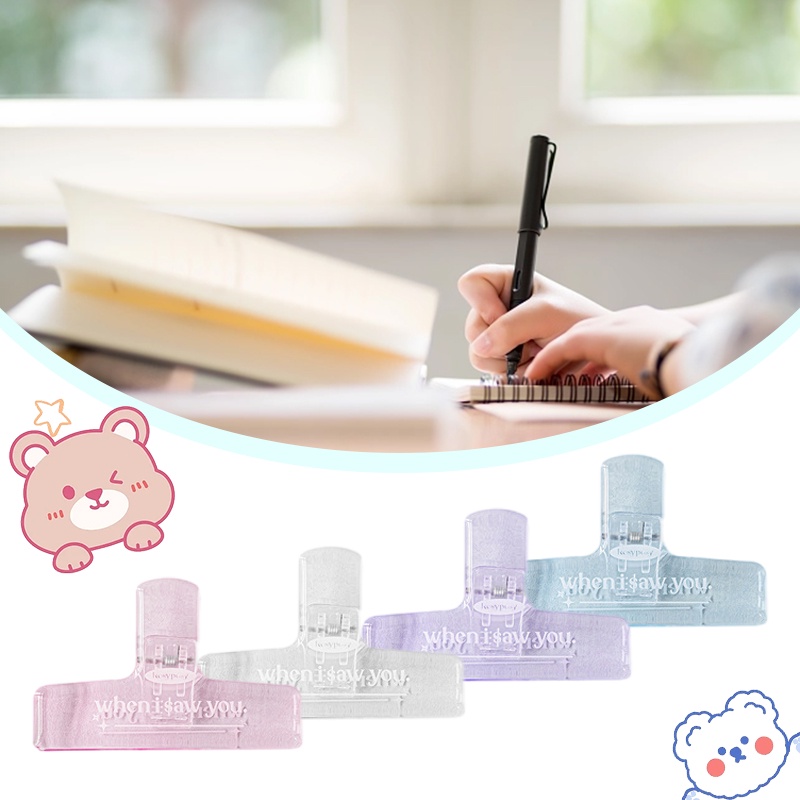 Dụng Cụ Kẹp Giấy Bằng Acrylic Trong Suốt Tiện Dụng CFH