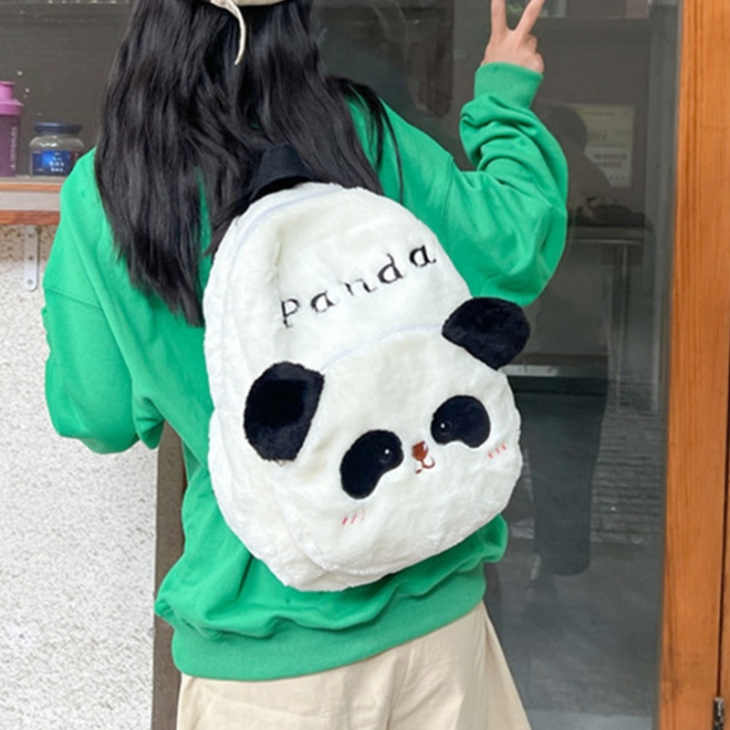 Ba Lô Hình Gấu Trúc Nhỏ Dễ Thương Có Dây Đeo Tùy Chỉnh Kích Thước Cho Bé Gái