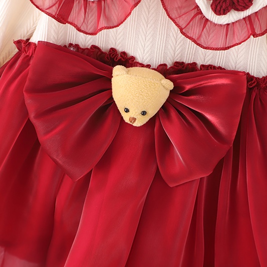 Đầm Công Chúa Phong Cách Phương Tây Thời Trang Mùa Thu Cho Bé Gái