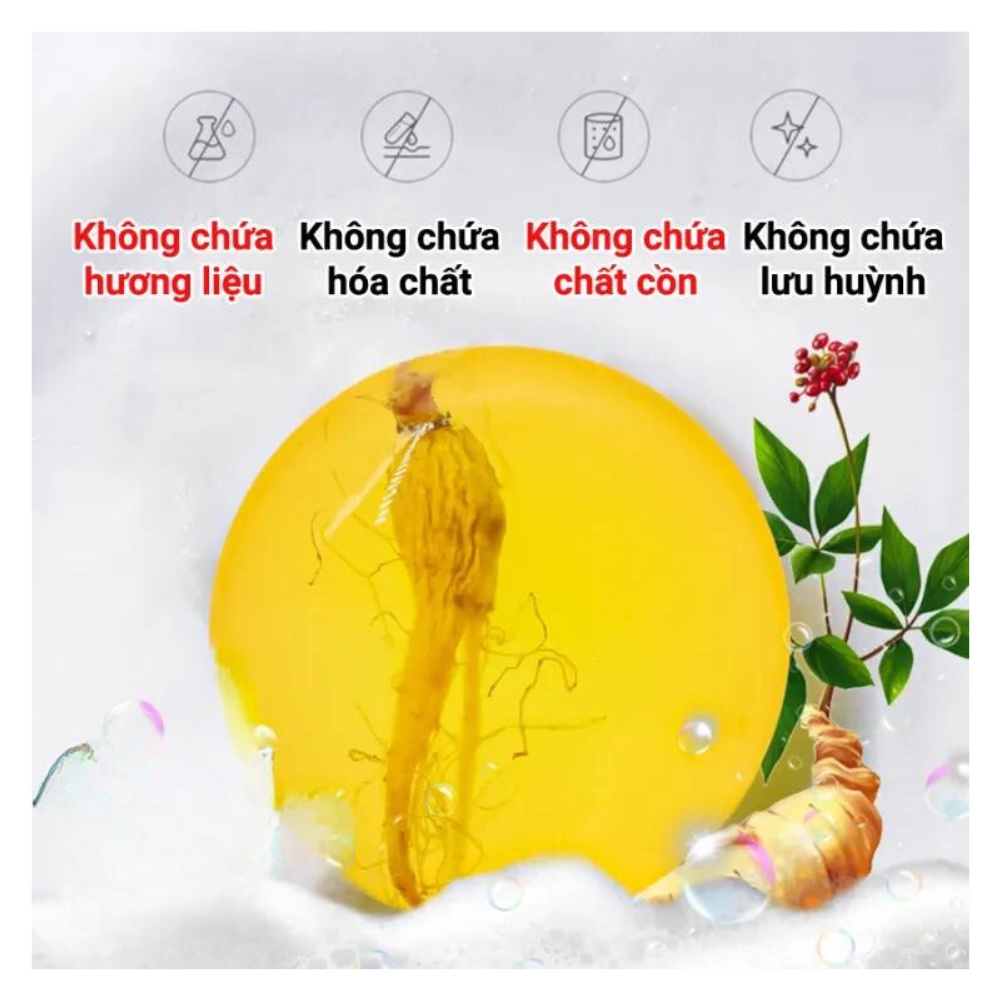 Xà Phòng Nhân Sâm Làm Sạch Da, Dưỡng Ẩm, Sáng Da Sophora Flavescens 100g