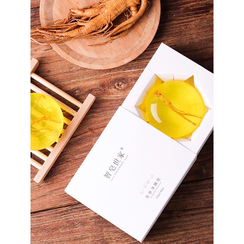 Xà Phòng Nhân Sâm Làm Sạch Da, Dưỡng Ẩm, Sáng Da Sophora Flavescens 100g