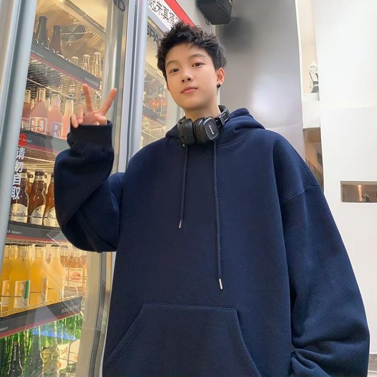 Áo hoodie Nhung Dày Dặn Cổ Tròn In Hoạt Hình 7 Màu Lựa Chọn Phong Cách Nhật Bản Cho Nam size m-5xl