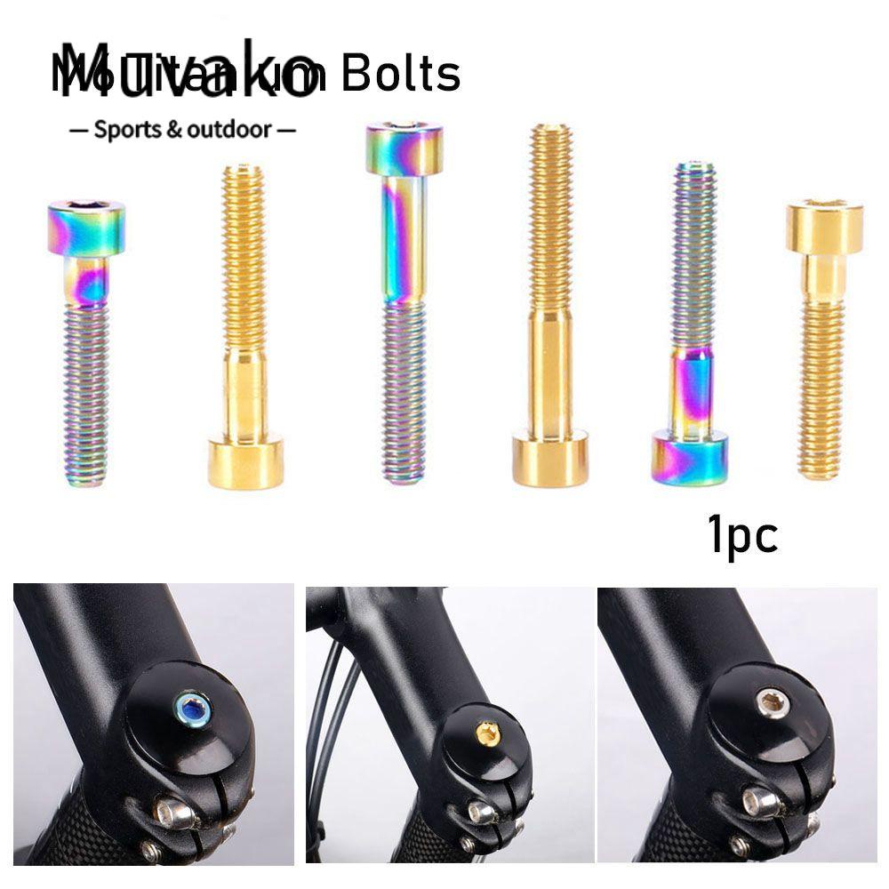 Muvako 1 Ốc Vít Titan m6 30 / 35 / 40mm Cho mtb / bmx