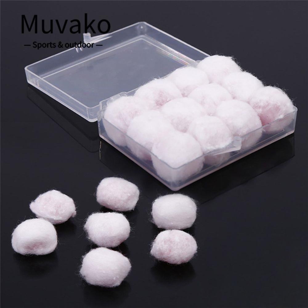 Nút bịt tai MUVAKO bằng cotton sáp cách âm chống ồn tiện dụng