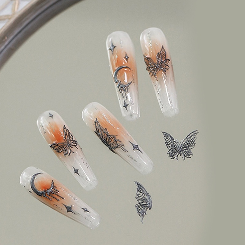 Khuôn silicone Hình Bướm Dập Nổi Làm Móng Nghệ Thuật