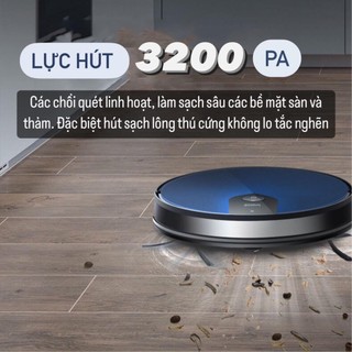 Robot hút bụi lau nhà chính hãng, Lực Hút 3200Pa, Diện Tích Làm Sạch 200m2, Công Nghệ AI - Bảo Hành 1 Đổi 1-2908