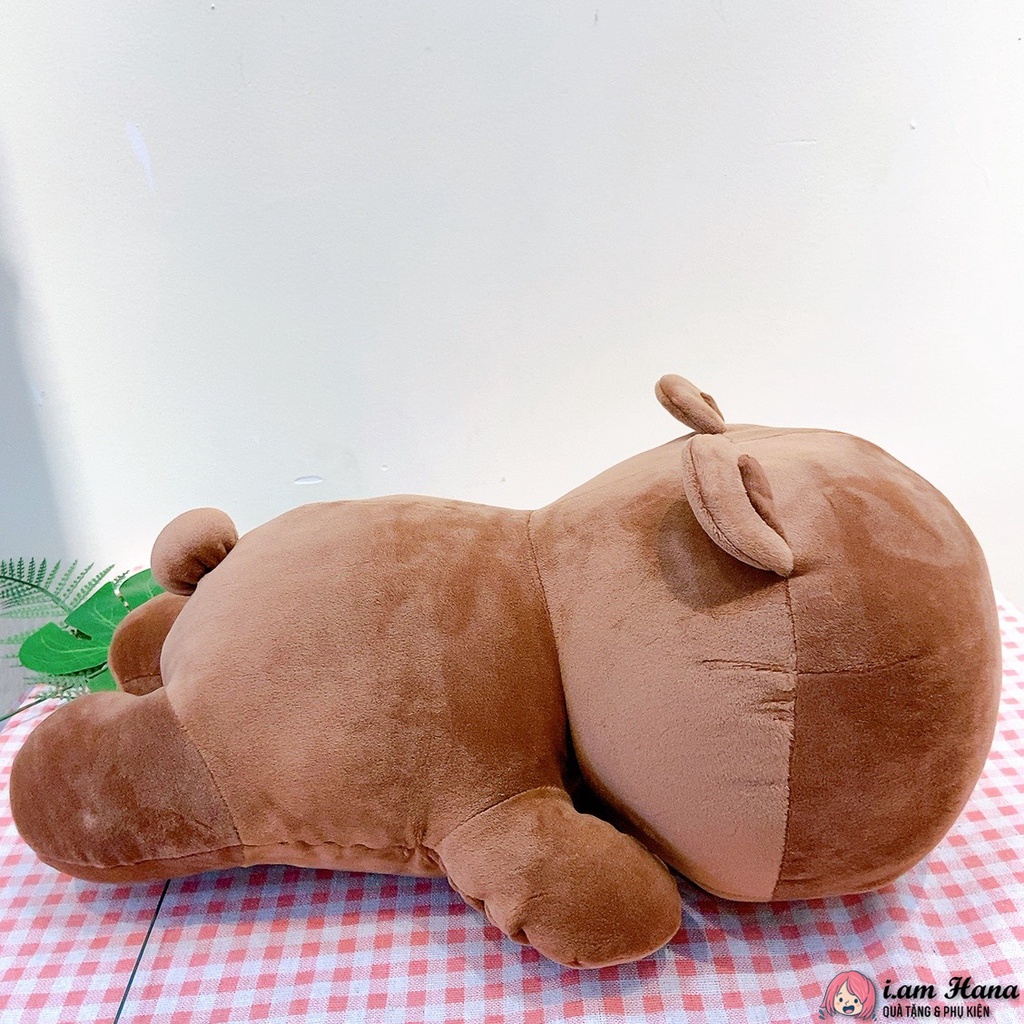 Gấu bông nằm sấp dễ thương 25x40cm