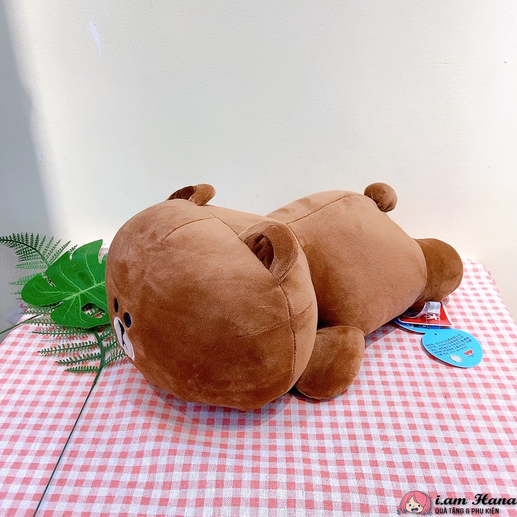 Gấu bông nằm sấp dễ thương 25x40cm