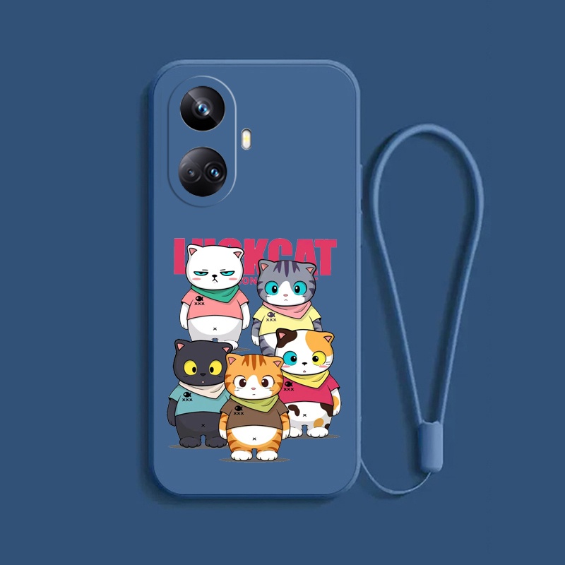 Ốp Điện Thoại tpu Mềm Hình Mèo Hoạt Hình Cho realme 10 pro + 5g realme c55 realme 10 pro plus 5g c_a8