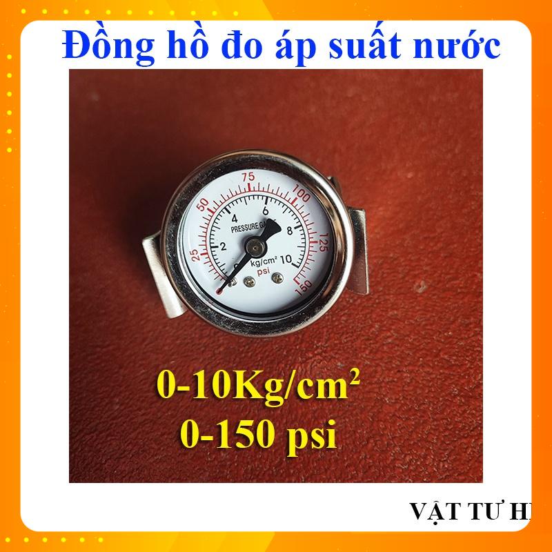 Đồng hồ đo áp suất nước, sửa máy lọc nước RO, đồng hồ cơ áp lực hàng Xịn