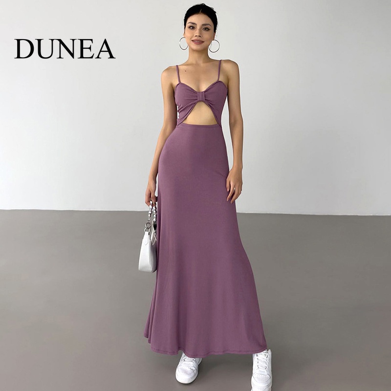DUNEA Đầm Maxi 2 Cách Mặc Quyến Rũ Dành Cho Nữ