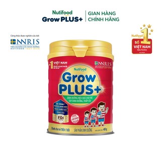 Sữa bột growplus+ đỏ suy dinh dưỡng 400g - trên 1 tuổi nutifood