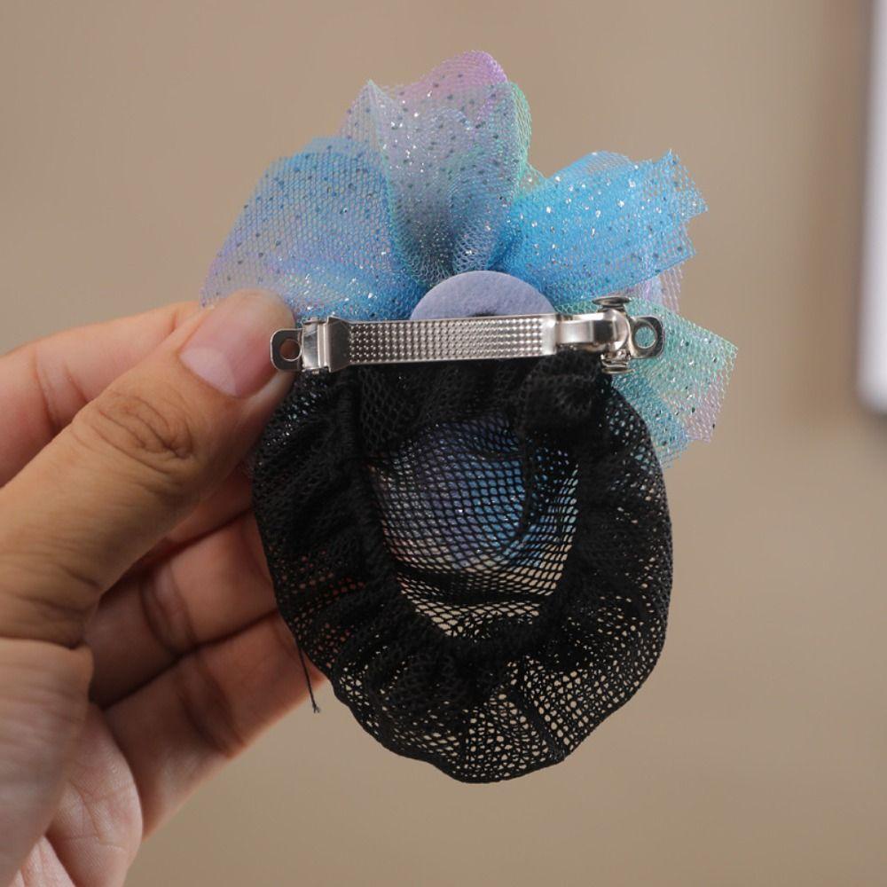 Hejiu Kẹp Tóc Lưới Nhiều Màu Sắc Kiểu Công Chúa Dễ Thương