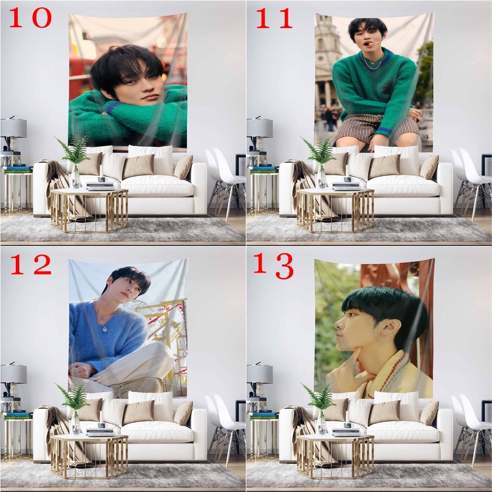 Nct Thảm Treo Tường Trang Trí Có Kẹp Bằng polyester Họa Tiết chenle, Jiasung, jaemin, johnny, mark, chenle ,doyoung, haechan Và jaemin