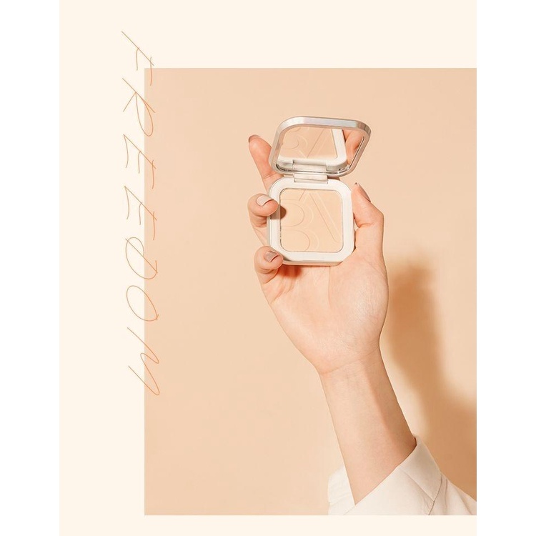 BABREA Trang điểm lâu dài che không thấm nước mồ hôi mật ong bột trang điểm lại bánh