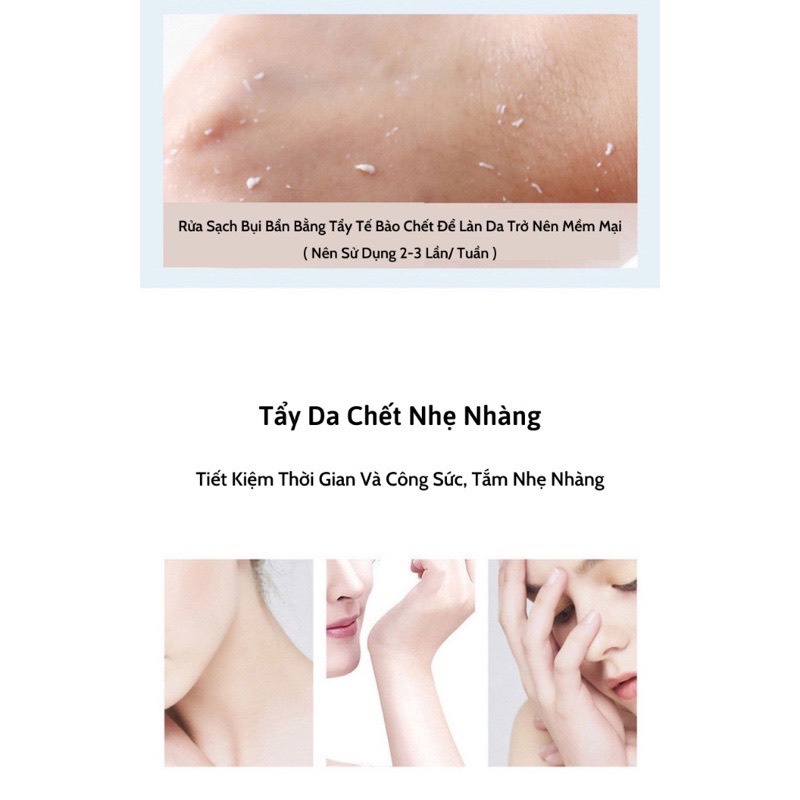 Gel Tẩy Tế Bào Chết Hoa Quả Mud Rub 350ml Làm Sáng Mịn Da, Hương Thơm Tự Nhiên Lưu Hương Lâu