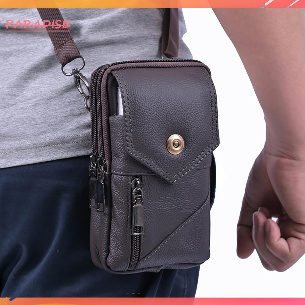 Túi Da Đeo Hông Đựng Điện Thoại Phong Cách retro Cho Nam 1.vn