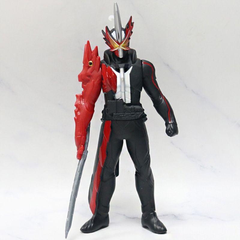 Hàng Chính Hãng Số Lượng Lớn bandai kamen rider rider Đồ Chơi Búp Bê Cao Su Mềm kaiwu Cho Trẻ Em