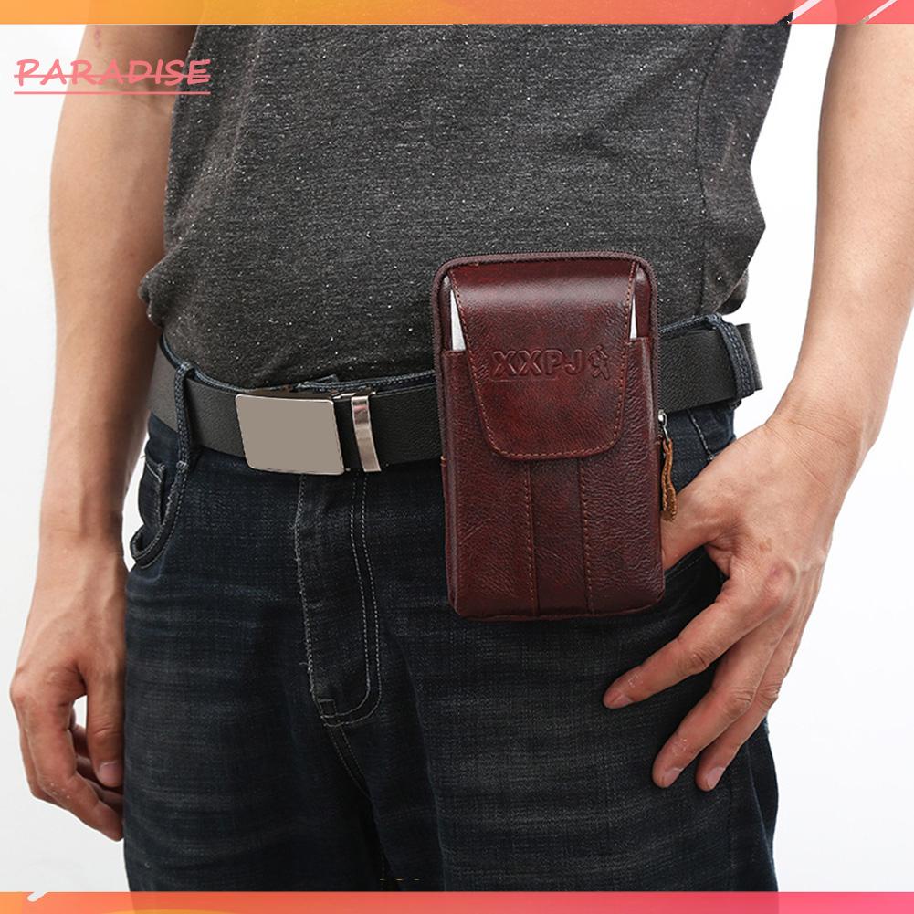 Túi Da Bò Đeo Hông Màu Trơn Đựng Điện Thoại thiên Đường 1.vn